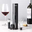 Super abridor de Vinho de Conjunto Elétrico,com Saca-rolhas, Stopper, Pourer,4-em-1 Abridor de Vinho